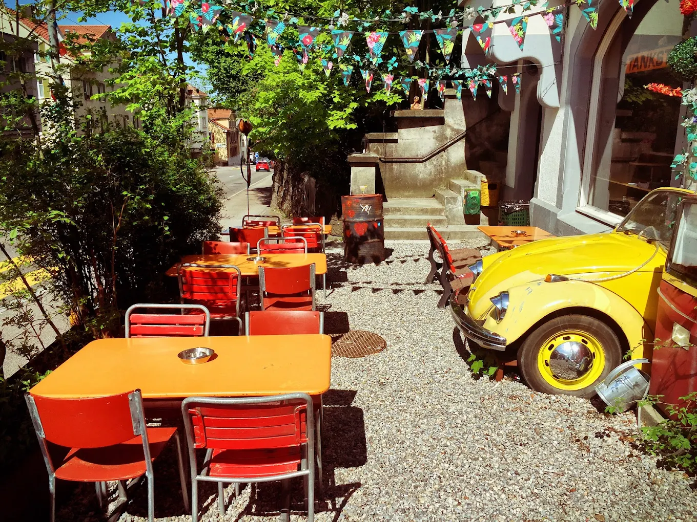 Tankstell Bar St. Gallen – Abendstimmung